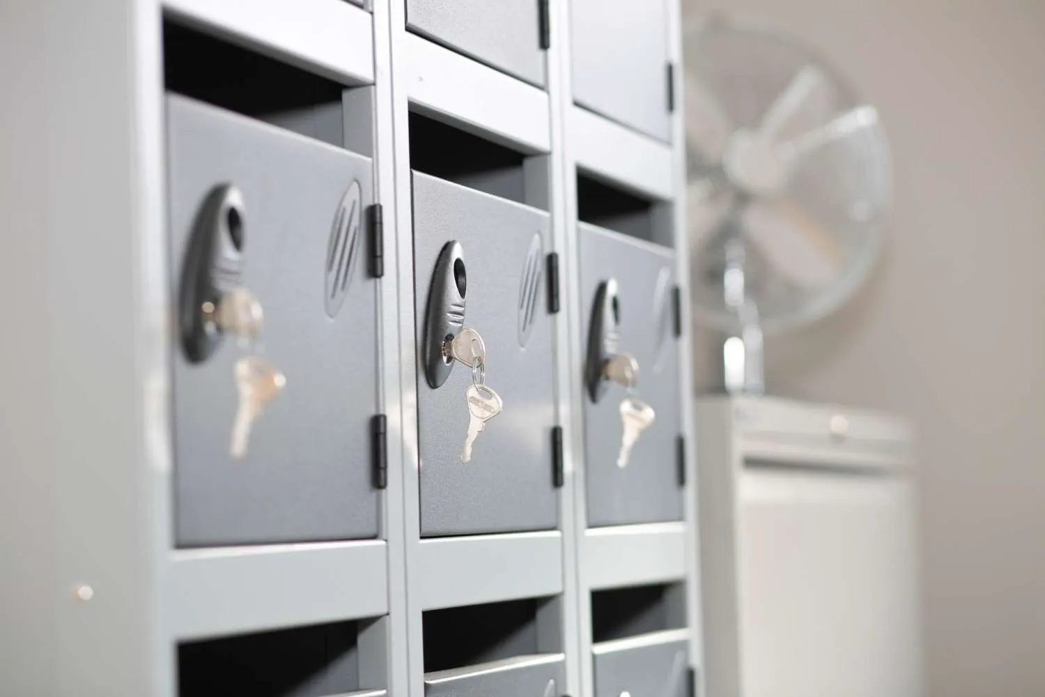 Private lockers at ShiftWorks Market Street, Hoylake